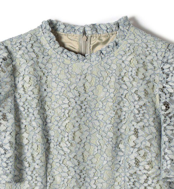 SHIPS for women「【SHIPS別注】kaene:コードレース ワンピース（セレモニー対応可）」|ワンピース|