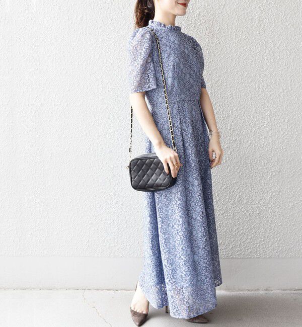 SHIPS for women「【SHIPS別注】kaene:コードレース ワンピース（セレモニー対応可）」|ワンピース|