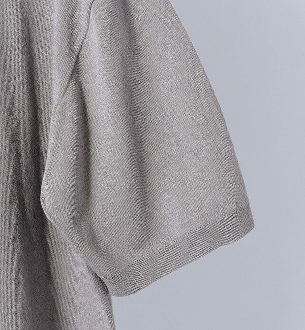 SHIPS any「SHIPS any:〈接触冷感〉ハイゲージ リネンミックス サマー ニット ポロシャツ 25SS◇」|ポロシャツ|