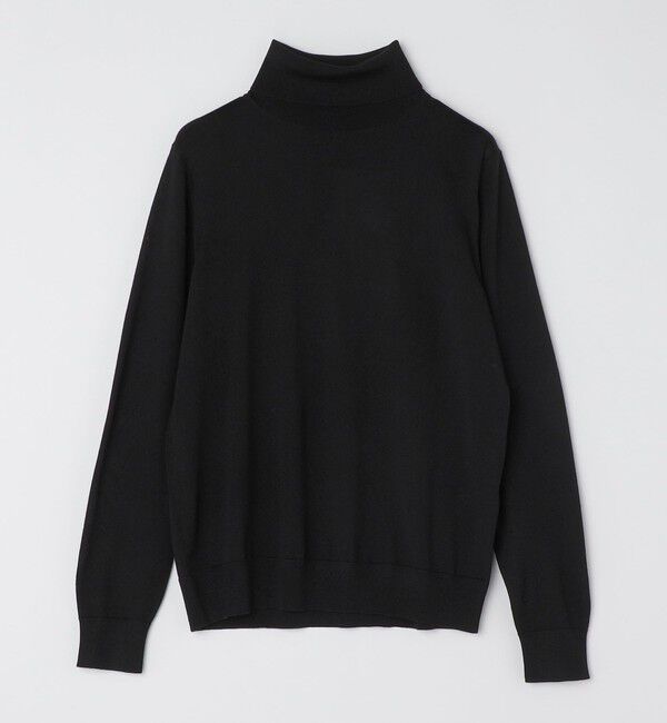 SHIPS「SHIPS: HANDFRAME 16ゲージ タートルネック ニット」|ニット・セーター|