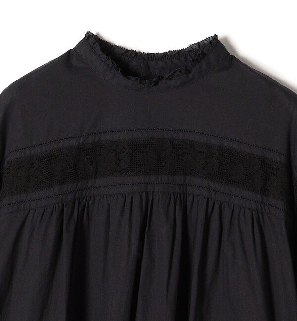 SHIPS for women「〈手洗い可能〉綿 ピコレース デザイン ブラウス ◇」|シャツ・ブラウス|