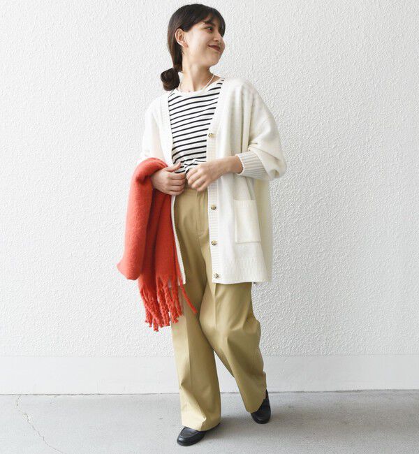 SHIPS any「SHIPS any: AQUA カシミヤ ミックス Vネック ニット カーディガン」|カーディガン|