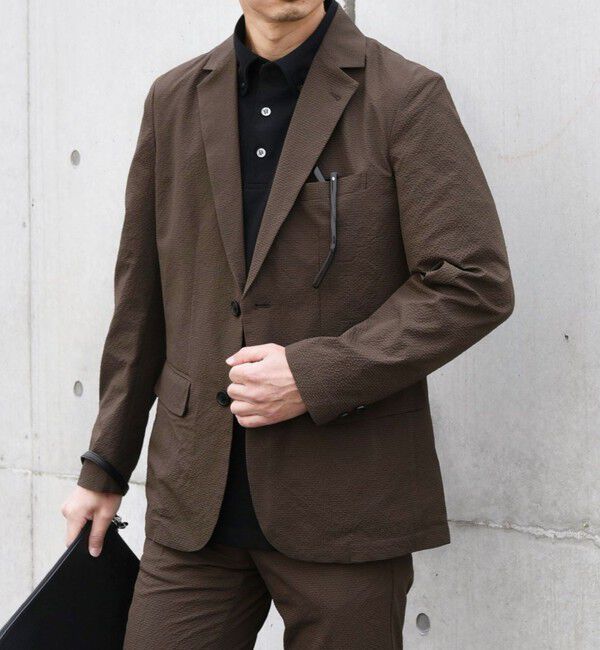 SHIPS any「SHIPS any: 〈撥水・軽量・ストレッチ〉SOLOTEX(R) シアサッカー  セットアップ スーツ◇」|スーツ|