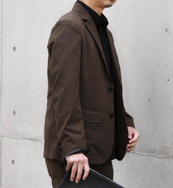 SHIPS any「SHIPS any: 〈撥水・軽量・ストレッチ〉SOLOTEX(R) シアサッカー  セットアップ スーツ◇」|スーツ|