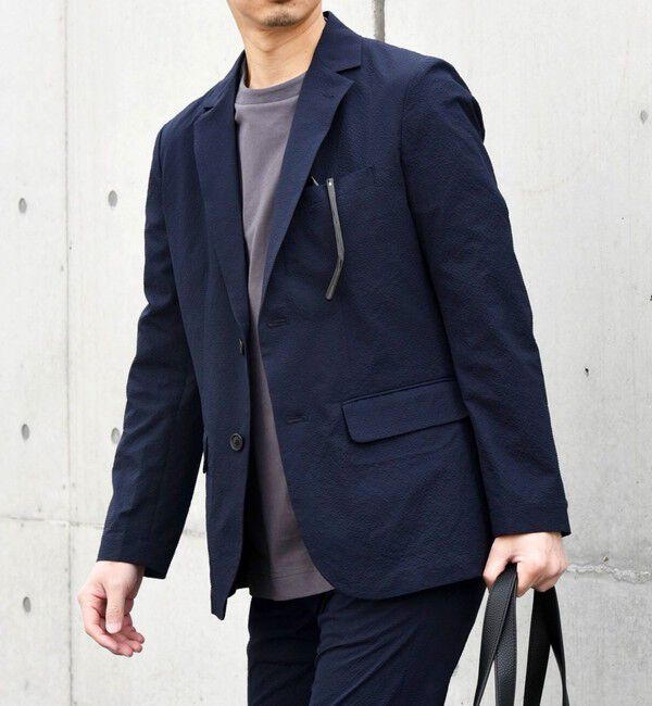 SHIPS any「SHIPS any: 〈撥水・軽量・ストレッチ〉SOLOTEX(R) シアサッカー  セットアップ スーツ◇」|スーツ|