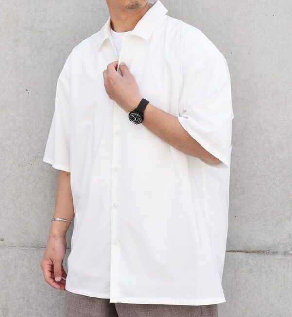 SHIPS any「SHIPS any: バンブー レーヨン ルーズ ハーフスリーブ シャツ ［BRIOS］◇」|シャツ・ブラウス|