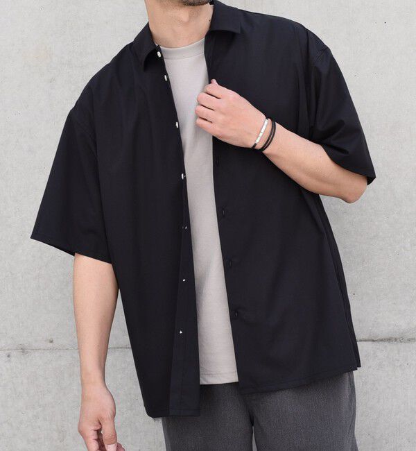 SHIPS any「SHIPS any: バンブー レーヨン ルーズ ハーフスリーブ シャツ ［BRIOS］◇」|シャツ・ブラウス|