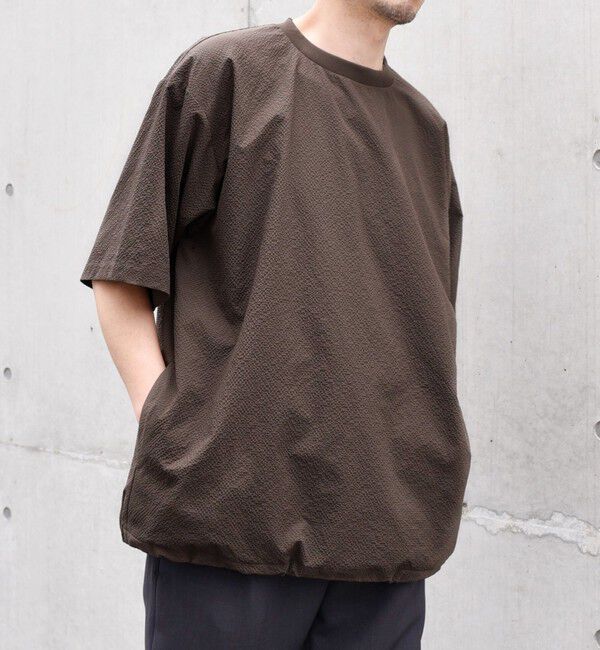 SHIPS any「SHIPS any: 〈撥水・軽量〉SOLOTEX(R) シアサッカー スピンドル Tシャツ◆」|Tシャツ・カットソー|