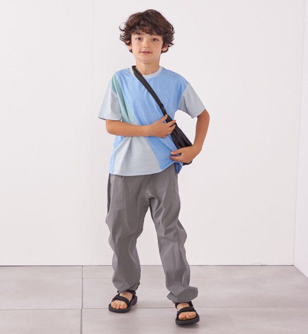 SHIPS any「SHIPS any: パッチワーク デザイン Tシャツ<KIDS>◇」|Tシャツ・カットソー|