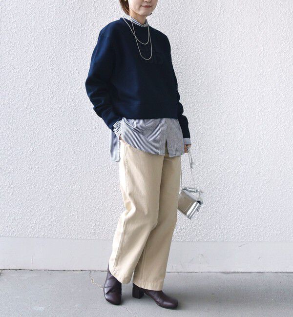 SHIPS for women「【SHIPS別注】Odub:〈洗濯機可能〉ワイド チノ パンツ」|チノ|