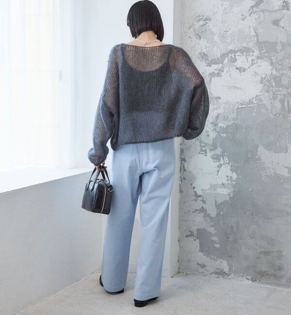 SHIPS for women「【SHIPS別注】Odub:〈洗濯機可能〉ワイド チノ パンツ」|チノ|