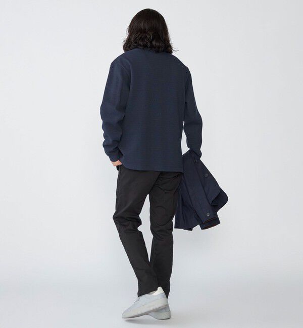 SHIPS「SHIPS: 鹿の子 ダブルフェイス クルーネック ロングスリーブ Tシャツ (ロンT)」|Tシャツ・カットソー|