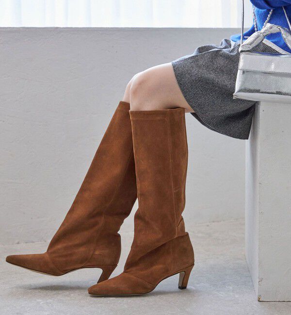 SHIPS for women「CORSO ROMA:LONG BOOTS」|ロングブーツ|キャメル