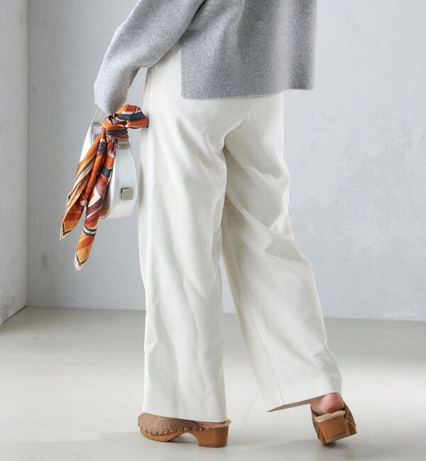 SHIPS for women「〈洗濯機可能〉コーデュロイ 2タック パンツ」|その他|