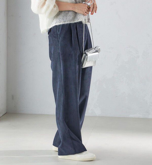 SHIPS for women「〈洗濯機可能〉コーデュロイ 2タック パンツ」|その他|