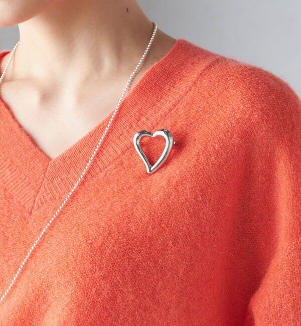 SHIPS for women「ハート モチーフ ブローチ」|ブローチ・コサージュ|