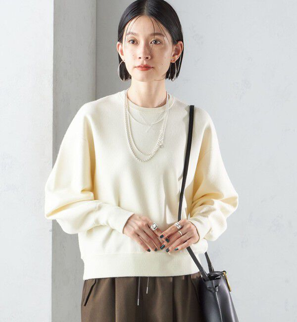 SHIPS for women「〈手洗い可能〉スムース ニット ガゼット プルオーバー」|ニット・セーター|