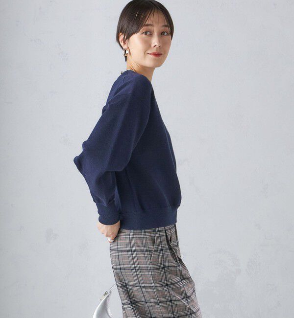 SHIPS for women「〈手洗い可能〉スムース ニット ガゼット プルオーバー」|ニット・セーター|