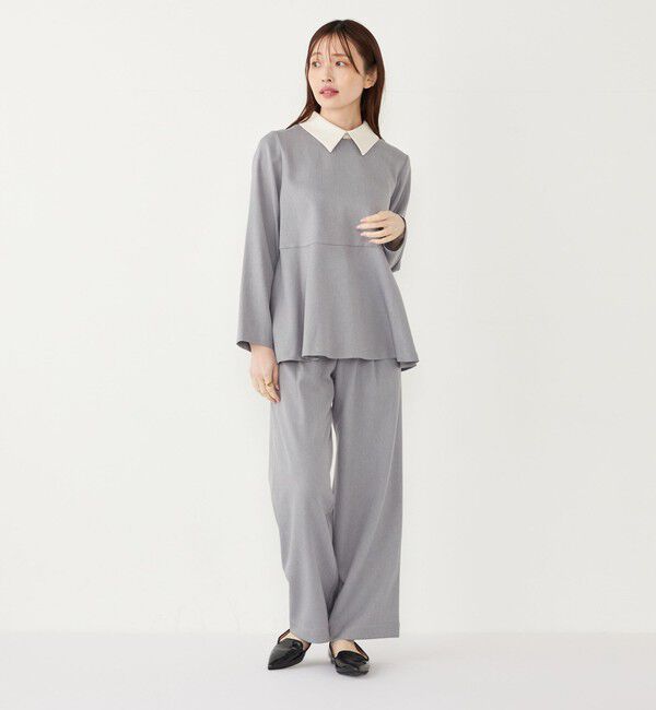 SHIPS Colors 「SHIPS Colors:〈手洗い可能〉ウールライク イージー パンツ◇」|その他|