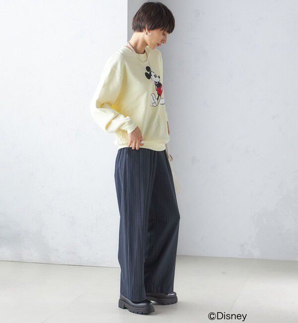 SHIPS for women「〈手洗い可能〉両面起毛 ドロスト パンツ（ネイビー）」|その他|