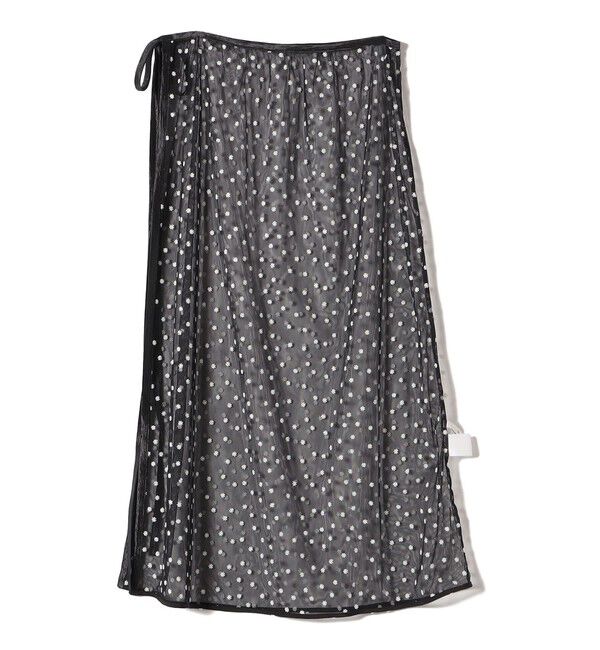 SHIPS for women「〈手洗い可能〉チュール フラワー 巻き スカート」|スカート|