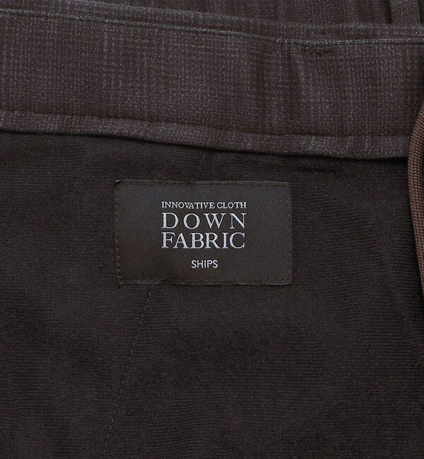 SHIPS「SHIPS: 〈セットアップ対応〉ダウンファブリック イージー パンツ」|チノ|