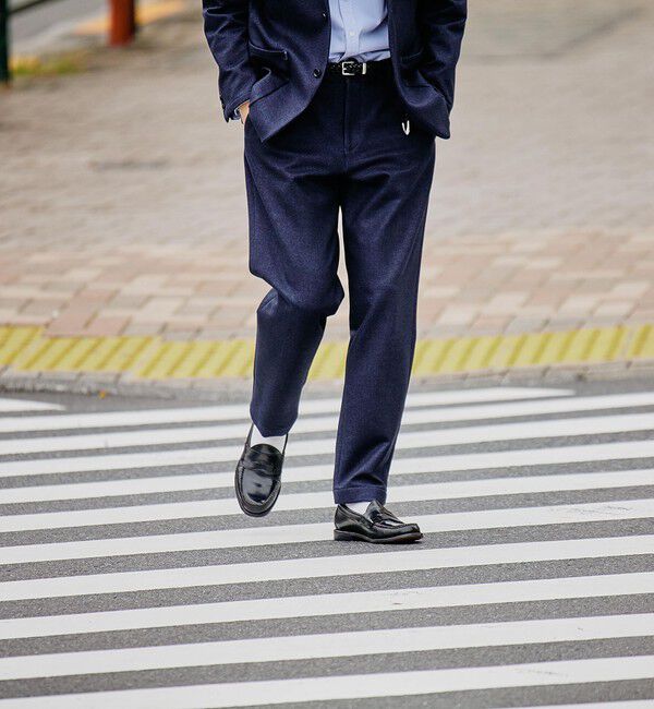 SHIPS「SHIPS: 〈セットアップ対応〉ダウンファブリック イージー パンツ」|チノ|