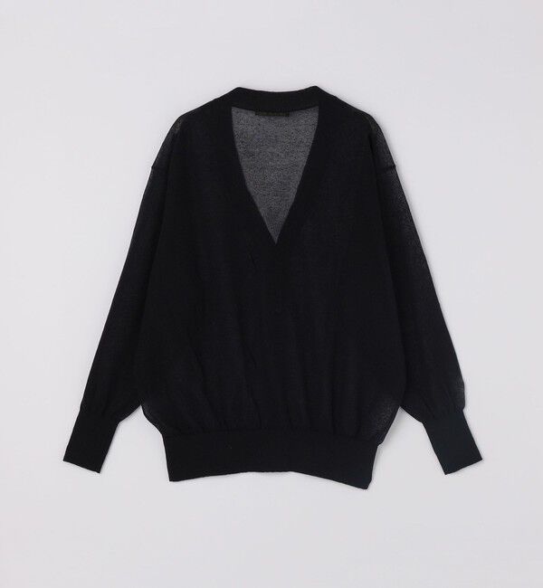 SHIPS「BENCH MARKING SHIRT: シアー ニット Vカーディガン」|カーディガン|
