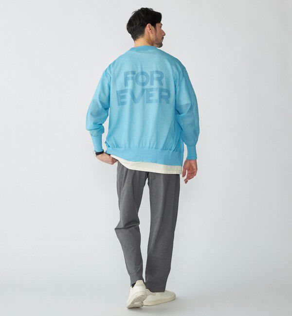 SHIPS「BENCH MARKING SHIRT: シアー ニット Vカーディガン」|カーディガン|