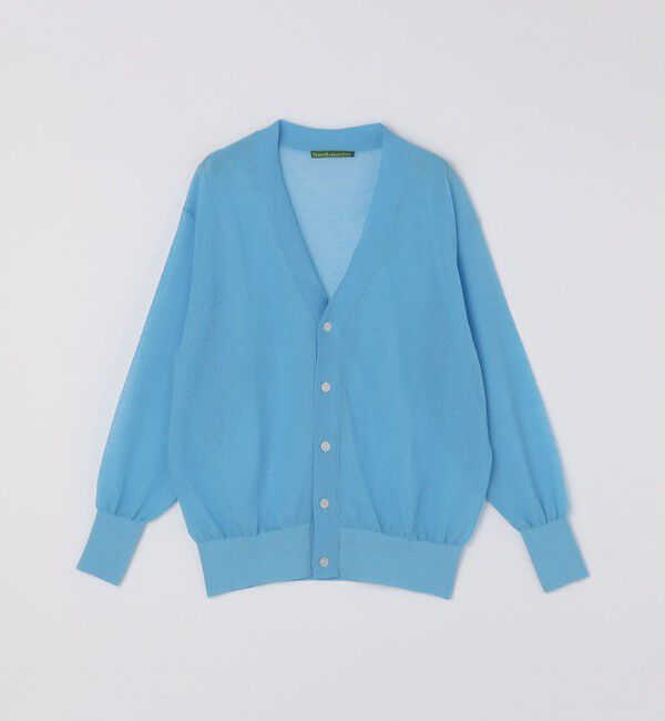 SHIPS「BENCH MARKING SHIRT: シアー ニット Vカーディガン」|カーディガン|