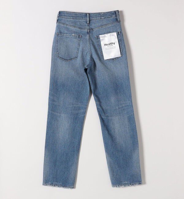 SHIPS any「Healthy DENIM:〈洗濯機可能〉ストレート ハイライズ デニム パンツ」|デニム|