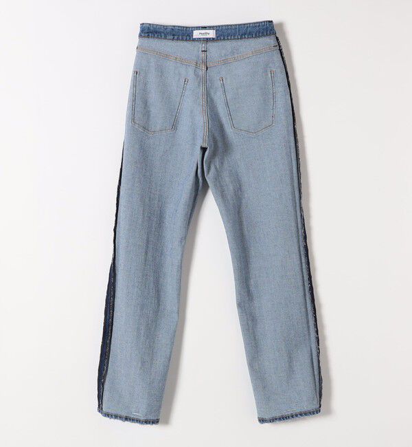 SHIPS any「Healthy DENIM:〈洗濯機可能〉ストレート ハイライズ デニム パンツ」|デニム|