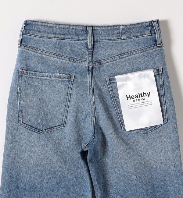 SHIPS any「Healthy DENIM:〈洗濯機可能〉ストレート ハイライズ デニム パンツ」|デニム|
