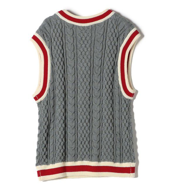 SHIPS for women「【SHIPS別注】LOGAN KNITTING MILLS: チルデン Vネック ベスト」|ベスト・ジレ|