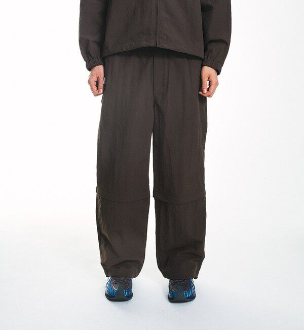 SHIPS「City Ambient Products: 2WAY コンバーチブル トラック パンツ」|チノ|
