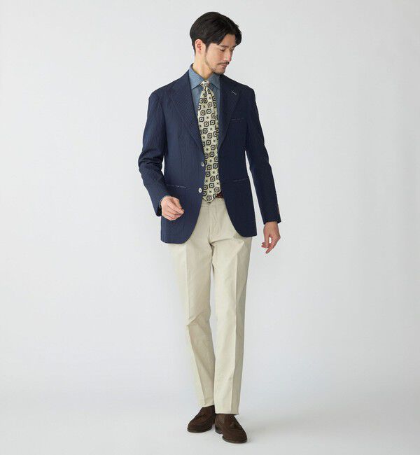 SHIPS「SHIPS: ANGELICO シアサッカー ジャケット」|テーラードジャケット|