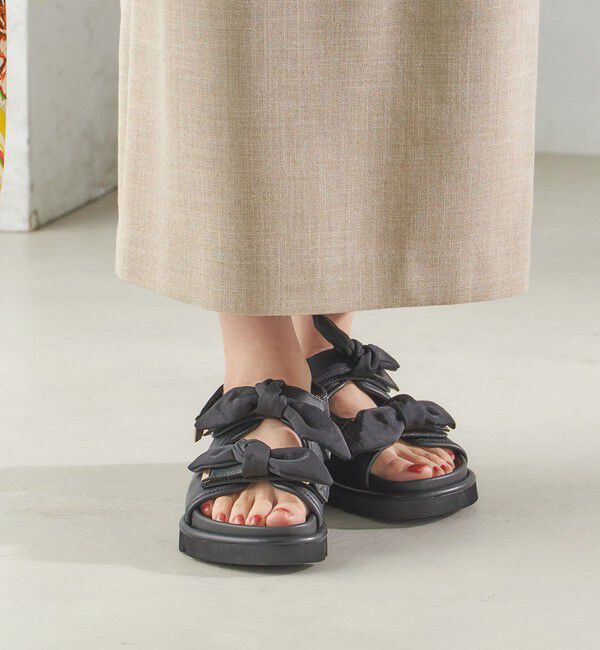 SHIPS for women「2WAY リボン サンダル」|サンダル|