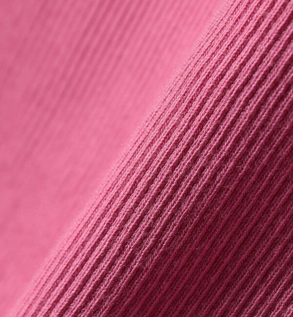 SHIPS for women「〈洗濯機可能〉ポッシュ テレコ リブ ボタン カーディガン」|カーディガン|