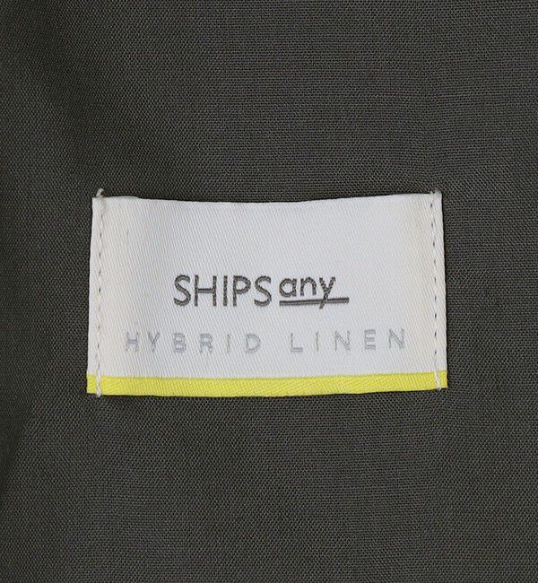 SHIPS any「SHIPS any:〈接触冷感/遮熱等〉ハイブリッド リネン イージーパンツ (セットアップ対応)25SS◇」|チノ|