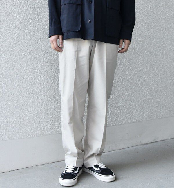 SHIPS any「SHIPS any:〈接触冷感/遮熱等〉ハイブリッド リネン イージーパンツ (セットアップ対応)25SS◇」|チノ|