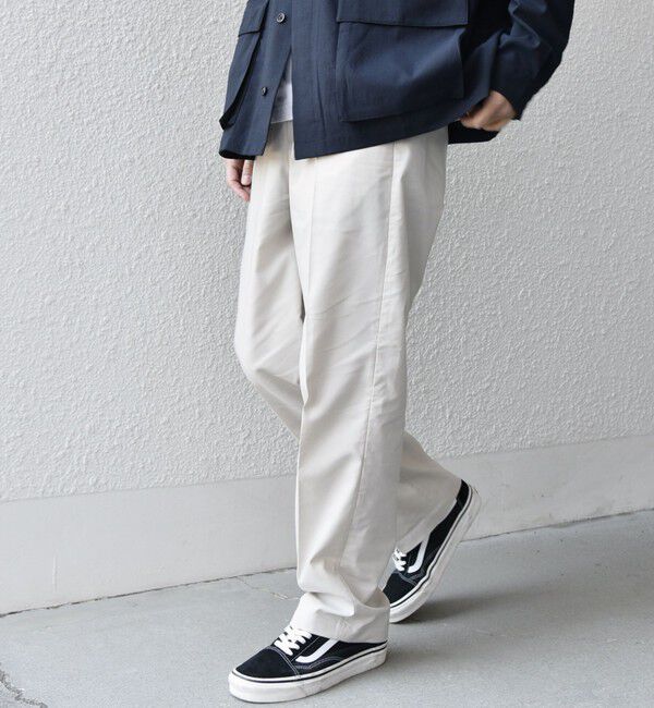 SHIPS any「SHIPS any:〈接触冷感/遮熱等〉ハイブリッド リネン イージーパンツ (セットアップ対応)25SS◇」|チノ|