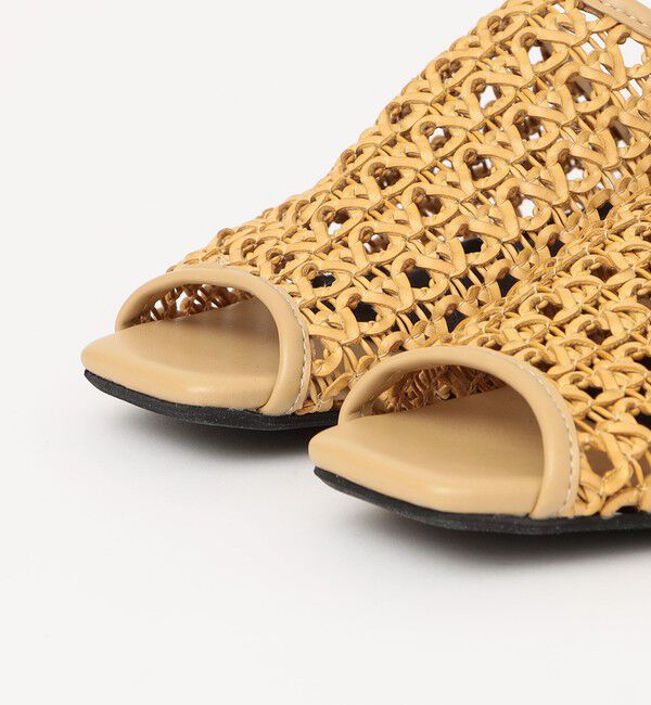 quaranciel「《一部追加予約》quaranciel: メッシュ フラット サンダル」|サンダル|