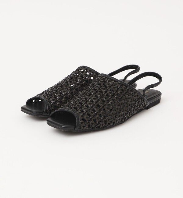 quaranciel「《一部追加予約》quaranciel: メッシュ フラット サンダル」|サンダル|