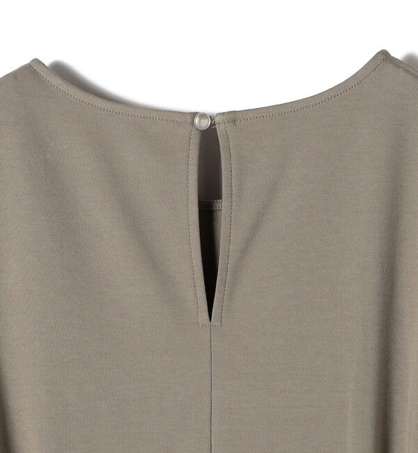 SHIPS for women「〈手洗い可能〉シアー スリーブ 切替 ジャージー ワンピース」|ワンピース|