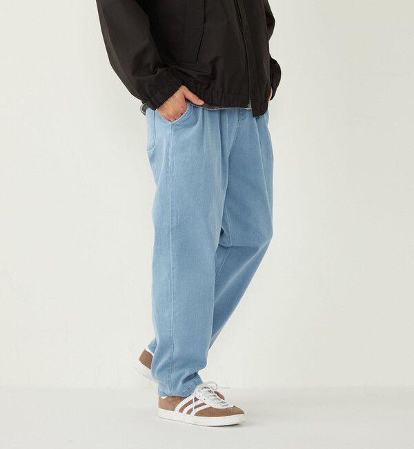 SHIPS Colors 「SHIPS Colors:ライト デニム ワイド テーパード パンツ◇」|デニム|