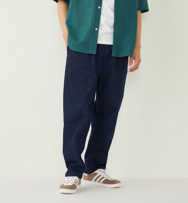 SHIPS Colors 「SHIPS Colors:ライト デニム ワイド テーパード パンツ◇」|デニム|