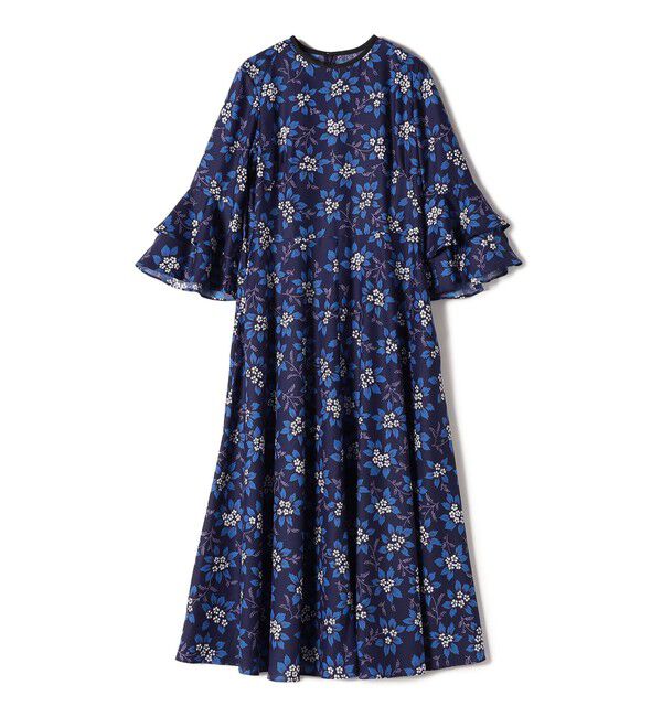 SHIPS for women「小泉里子コラボ:〈手洗い可能〉フラワー プリント ワンピース」|ワンピース|