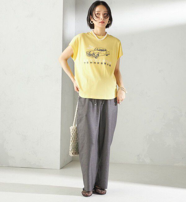 SHIPS for women「【SHIPS別注】TENNESSEE:フレンチ スリーブ プルオーバー」|タンクトップ|