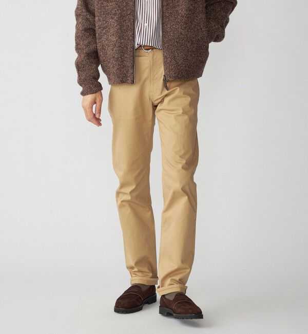 SHIPS「SHIPS: コンパクト ストレッチ 5ポケット パンツ」|チノ|