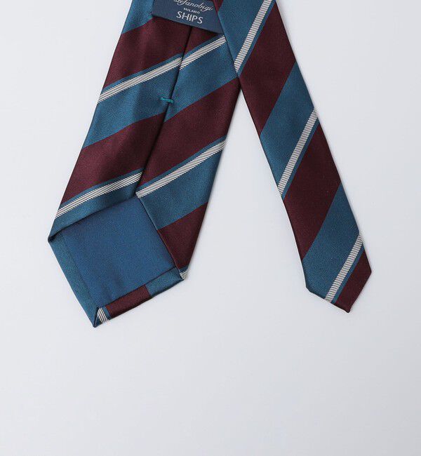 SHIPS「Stefanobigi: シルク ワイド ストライプ ネクタイ」|ネクタイ・蝶ネクタイ|